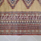 tappeto pakistano kashmir lana su cotone usato 183X124 cm color crema, giallo paglierino
