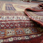 tappeto pakistano kashmir lana su cotone usato 183X124 cm color crema, giallo paglierino