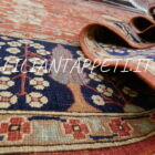 tappeto orientale ziegler ferahan floreale fondo rosso mattone da salotto in lana su cotone 327x273 cm