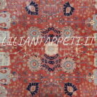 tappeto orientale ziegler ferahan floreale fondo rosso mattone da salotto in lana su cotone 327x273 cm
