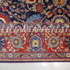 Tappeto ghazvin motivo avshan extrafine persiano annodato a mano in lana su cotone 388x305 cm