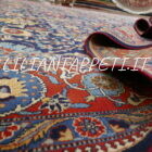 Tappeto ghazvin motivo avshan extrafine persiano annodato a mano in lana su cotone 388x305 cm