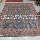 Tappeto ghazvin motivo avshan extrafine persiano annodato a mano in lana su cotone 388x305 cm