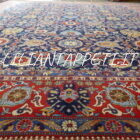 Tappeto ghazvin motivo avshan extrafine persiano annodato a mano in lana su cotone 388x305 cm