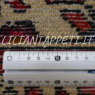 Tappeto persiano passatoia hamadan hosseinabad rossa lunga 276x77 cm