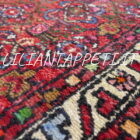 Tappeto persiano passatoia hamadan hosseinabad rossa lunga 276x77 cm