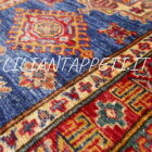 passatoia fondoletto orientale kazak fondo blu 178x62 cm