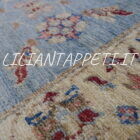 scendiletti orientali ziegler color azzurro in lana circa 90x60 cm