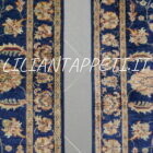coppia scendiletti orientali ziegler color blu per camera da letto circa 120x80 cm