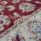 coppia scendiletti orientali ziegler color rosso per camera da letto circa 120x80 cm