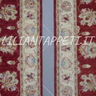 coppia scendiletti orientali ziegler color rosso per camera da letto circa 120x80 cm
