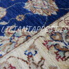 coppia scendiletti orientali ziegler color blu per camera da letto circa 120x80 cm