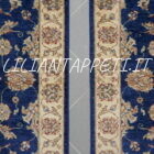 coppia scendiletti orientali ziegler color blu per camera da letto circa 120x80 cm