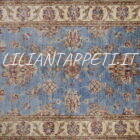 fondoletto passatoia ziegler fondo azzurro da camera da letto 178x88 cm