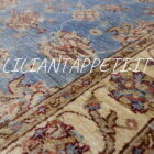fondoletto passatoia ziegler fondo azzurro da camera da letto 178x88 cm