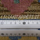 passatoia fondoletto kilim afghano da corridoio multicolore 156x60 cm in lana