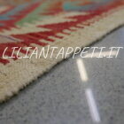passatoia fondoletto kilim afghano da corridoio multicolore 201x68 cm in lana