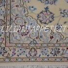 tappeto persiano nain fondo color crema misto seta 146x106 cm