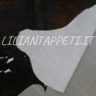 autentica pelle di mucca 223x203 cm color marrone nero avorio
