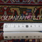 tappeto persiano tabriz 50 raj fondo rosso 298x197 cm