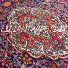 tappeto persiano tabriz 50 raj fondo rosso 298x197 cm