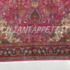 tappeto persiano tabriz 50 raj fondo rosso 298x197 cm