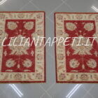 scendiletti orientali ziegler color rosso circa 90x60 cm