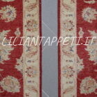 scendiletti orientali ziegler color rosso circa 90x60 cm