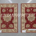 scendiletti orientali ziegler color rosso circa 90x60 cm