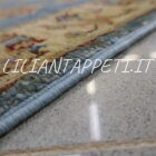 scendiletti orientali ziegler color azzurro in lana circa 90x60 cm