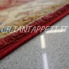 fondoletto passatoia fondo rosso ziegler da camera da letto 185x88 cm