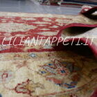fondoletto passatoia fondo rosso ziegler da camera da letto 185x88 cm