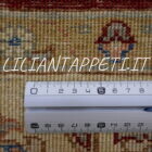 tappeto orientale ziegler rosso da salotto in lana 242x173 cm