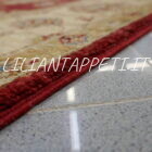 tappeto orientale ziegler rosso da salotto in lana 242x173 cm