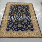 tappeto orientale ziegler blu da salotto in lana 239x173 cm