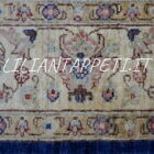 tappeto orientale ziegler blu da salotto in lana 239x173 cm