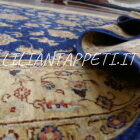 tappeto orientale ziegler blu da salotto in lana 239x173 cm