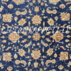 tappeto orientale ziegler blu da salotto in lana 239x173 cm