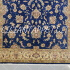 tappeto orientale ziegler blu da salotto in lana 239x173 cm